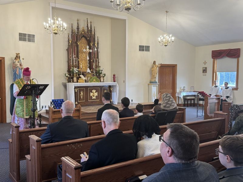 Image for the Tweet beginning: Bp Donald Sanborn preaching on